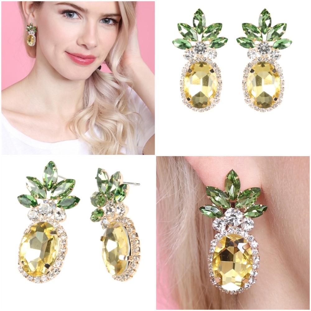 Pineapple Sparkle earrings